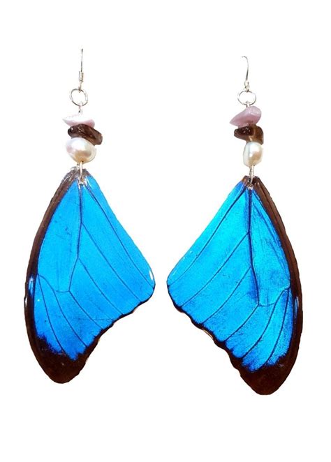 Morpho Butterfly Blue Morpho Butterfly Jewelry Butterfly Wings Wing