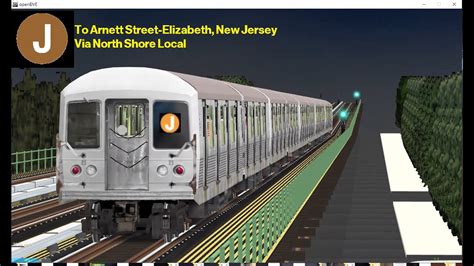 Openbve Fiction J Train To Arnett Street Elizabeth New Jersey Via