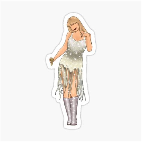 Taylor Swift Eras Tour Fearless Sticker For Sale By Mkiewis Redbubble