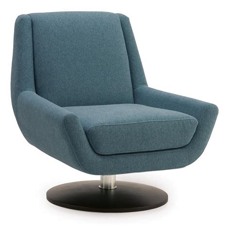 Palliser Plato Contemporary Swivel Chair With Metal Base Story Lee