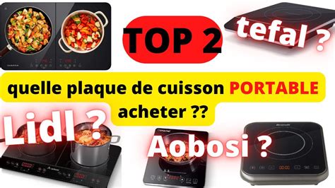 Meilleure Plaque de Cuisson Portable pour étudiant 2023 Aobosi lidl