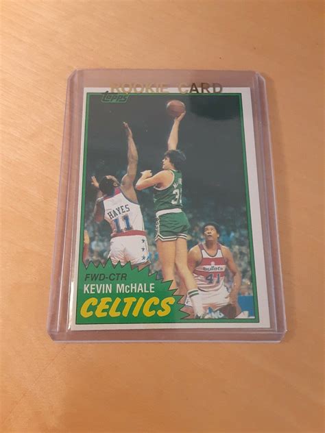 1981 82 Topps 75 East KEVIN McHALE Boston Celtics ROOKIE Basketball