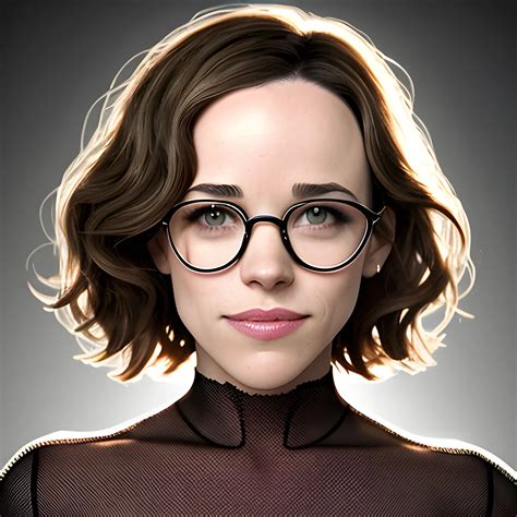 Rachel Mcadams De Joven Sonriente Pelo Negro Bano Adentro De