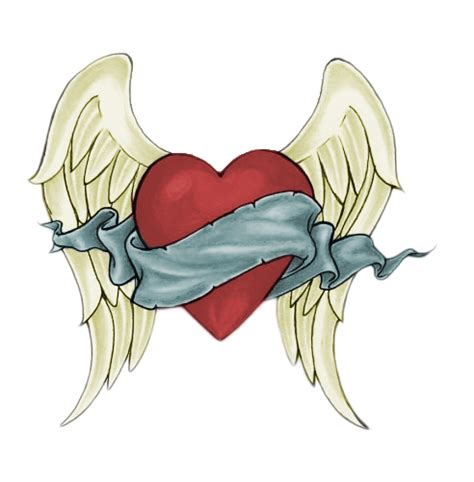 a love heart tattoo with wings by Rhynorulz88 on DeviantArt