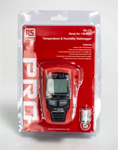 RS PRO RS PRO RS 172 Temperature Humidity Data Logger 1 Input