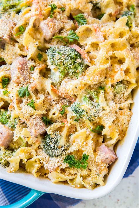 Easy Creamy Ham Casserole Recipe L The Novice Chef