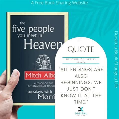 The Five People You Meet In Heaven Mitch Albom Quotes