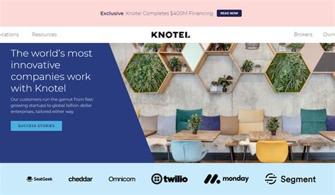 Wework 경쟁사 Knotel 4억 달러 투자 유치 로아ai