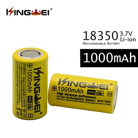 High Capacity Kingwei Yellow Mah Battery V Li Ion