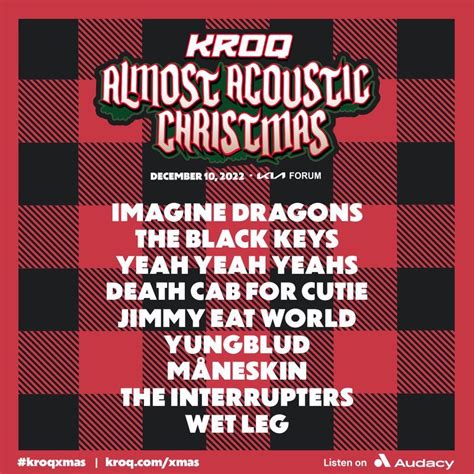 Kroq Almost Acoustic Christmas 2024 Lineup - Lora Sigrid