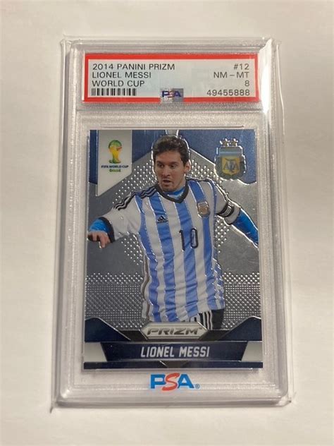 2014 Panini Prizm World Cup Lionel Messi 12 PSA 8 Catawiki