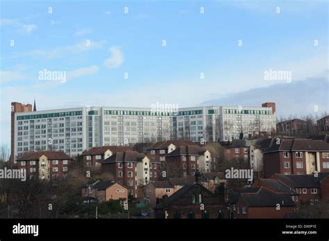 Hyde Park Flats Architecture From The City Of Sheffield England Uk