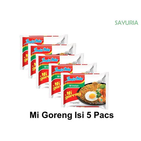 Jual Indomie Goreng Isi 5 Pacs Murah Shopee Indonesia