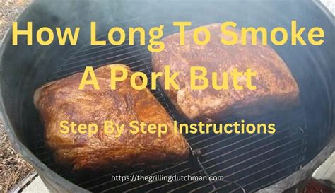 How To Smoke A Pork Butt For Pulled Pork