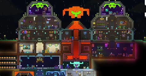 My Endgame Calamity Mod base. : r/Terraria