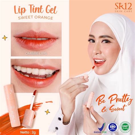 Jual Lip Tint Gel Sweet Orange Sr Lip Tint Awet Tahan Lama Cheek