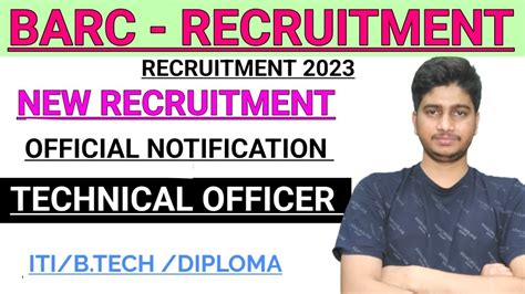 Barc New Recruitment Is Out Without Gate Vacancies Iti