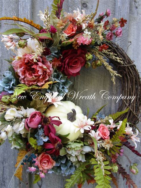 Elegant Floral Wreath Country French Wreath Fall Luxury