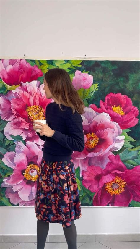 Huge Floral Watercolor Paintings Artist Janet Pulcho Video In 2023