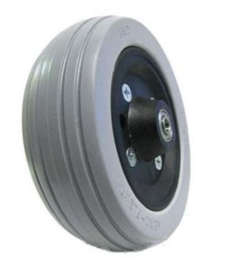 Caster Assembly 6 X 2 Gray Pneumatic Tire