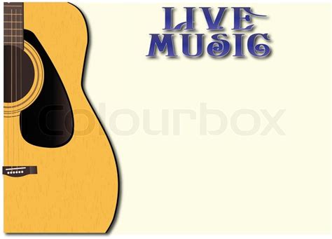 LIVE MUSIC BACKGROUND | Stock vector | Colourbox