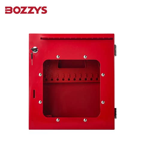 China Permit Control Station With Group Lock Box Wall Mounted Red