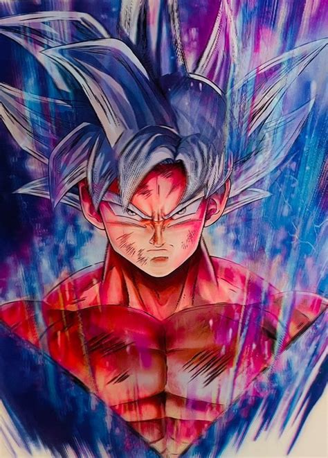 Dragon Ball Super D Poster Goku Ultra Instinct Super Saiyan