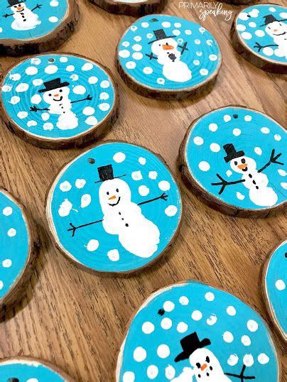 Wood Slice Snowman Ornaments Tutorial Artofit