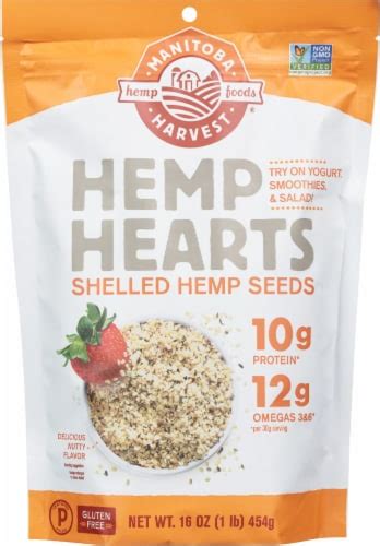 Manitoba Harvest Hemp Hearts Shelled Hemp Seeds 1 Lb Kroger