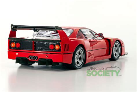 Kyosho 1:12 Diecast Ferrari F40 Competizione - Red • DiecastSociety.com