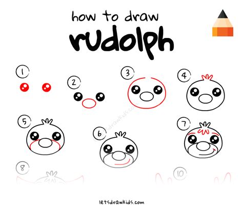 7 Steps To Unleash A Christmas Classic: Drawing The Iconic Rudolph