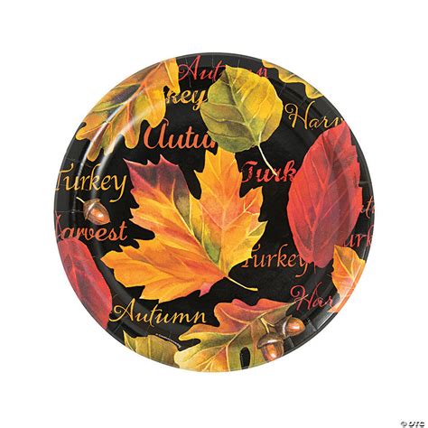 Autumn Expression Paper Dinner Plates - Discontinued