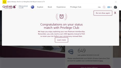 Qatar Airways Extends Privilege Club Status Point Hacks