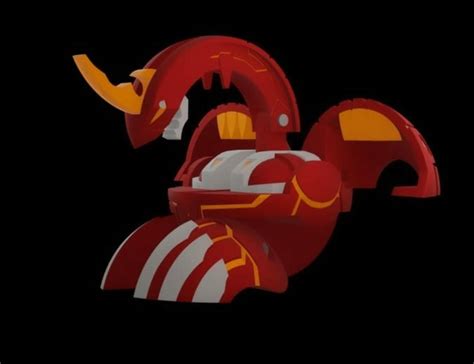 STL file BAKUGAN ULTİMATE DRAGONOİD 👽 ・3D printer model to download・Cults