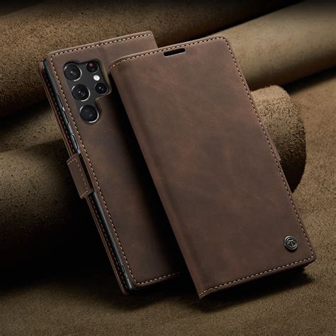 Samsung S23 Ultra Premium Leather Wallet Flip Case Cover By Excelsior