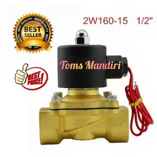 Jual Electric Selenoid Water Valve Inch V Solenoid Kuningan W