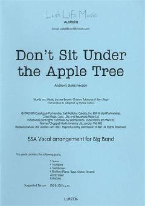 ドントシットアンダージアップルツリーグレンミラーDont Sit Under the Apple Tree