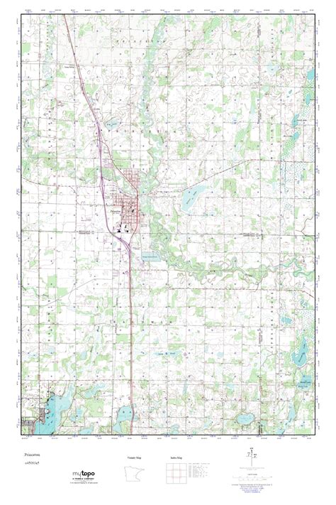 Mytopo Princeton Minnesota Usgs Quad Topo Map