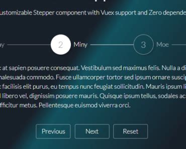 Simple Stepper Component For Vue Steppy Vue Script