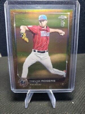 Topps Chrome Ben Baller Trevor Rogers Gold Refractor Ebay