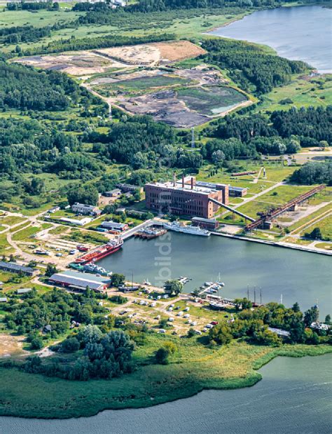 Luftaufnahme Peenem Nde Peene Hafen In Peenem Nde Im Bundesland