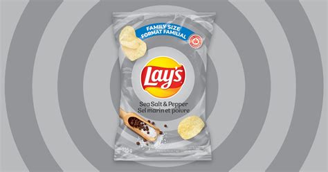 Lays Sea Salt And Pepper Flavoured Potato Chips Lays