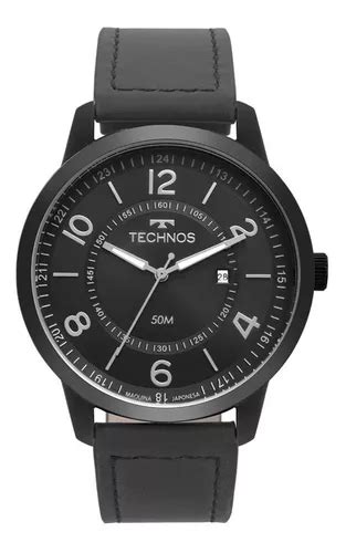 Rel Gio Technos Masculino Preto Classic Steel Msr P Parcelamento