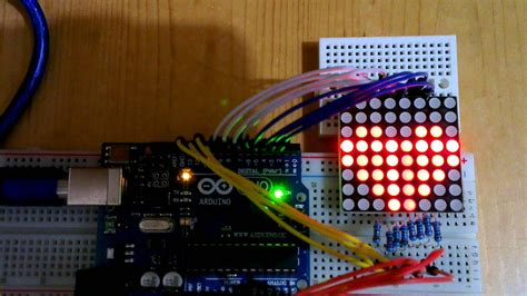 Diy 8x8 Led Matrix With Arduino Doovi Images