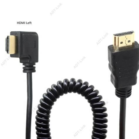 La gauche Ressort enroulé élastique compatible HDMI V1 4 1080P 3D pur