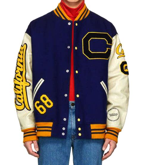 Calvin Klein Varsity Jacket NYC California Letterman Jacket Jackets