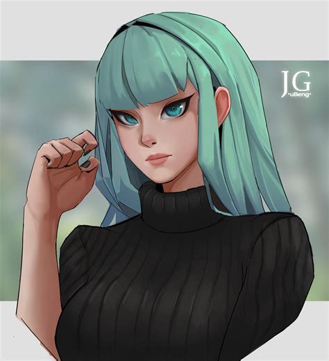 Artstation Green Hair