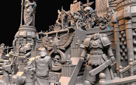 Alexei Konev Warhammer 40k Diorama