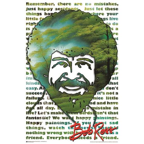 Bob Ross Quotes Poster 24in x 36in - Walmart.com - Walmart.com