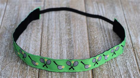 Green Tennis Headband Sports Headband Headband for Girls Headband for ...